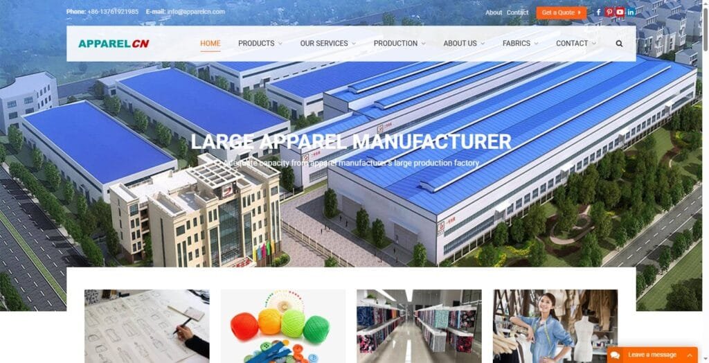 clothing manufacturers
