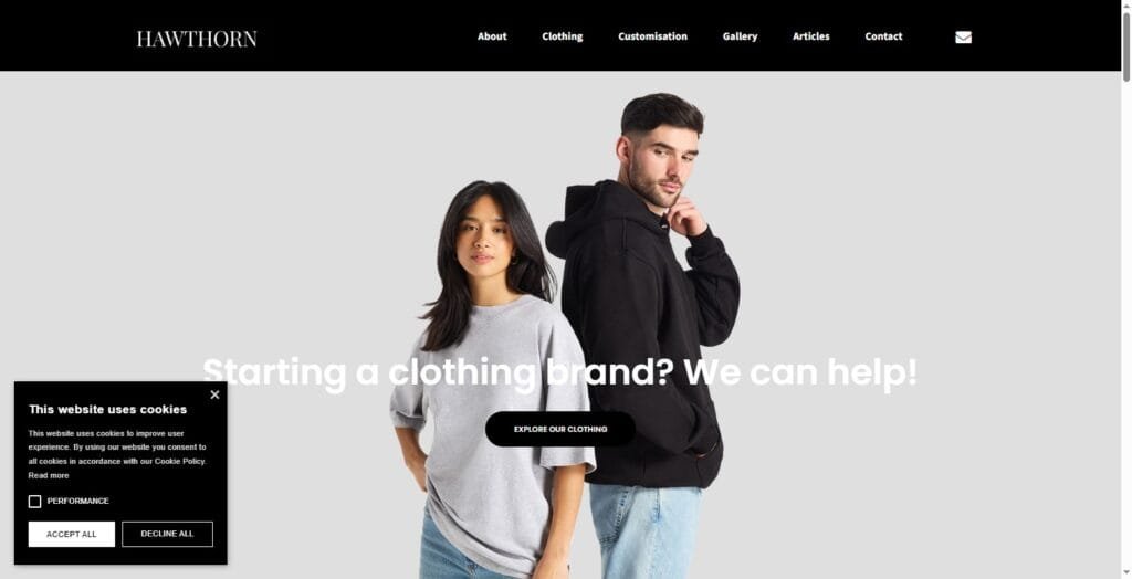 wholesale clothing manufacturers