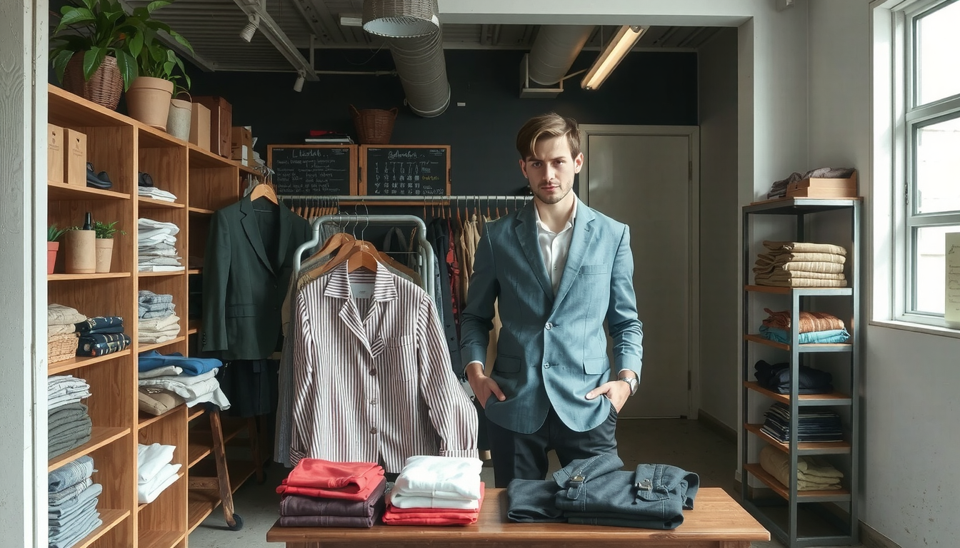 how to set up a clothing company