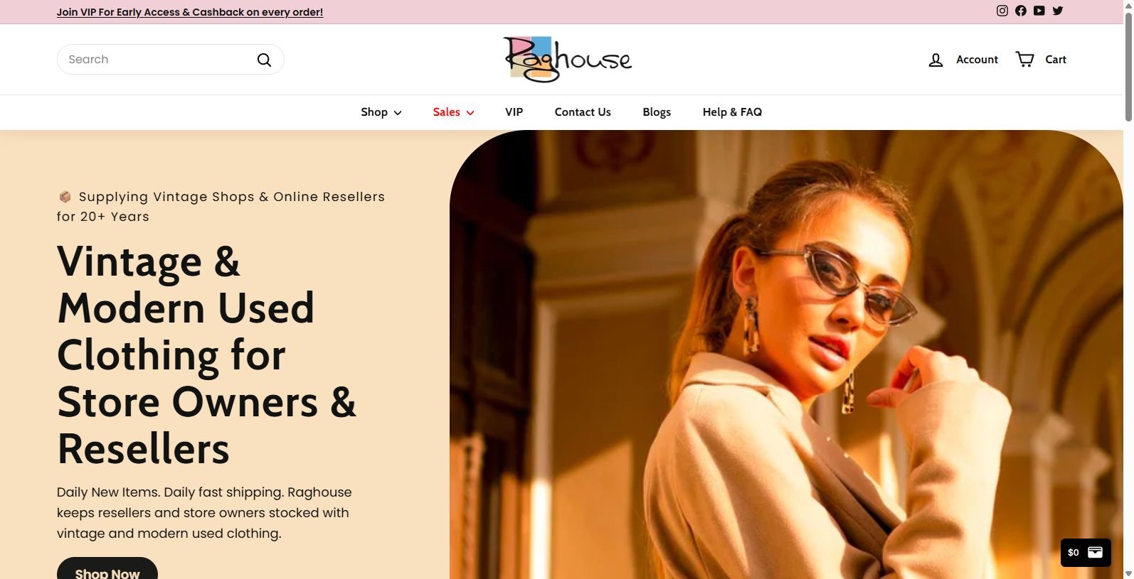Raghouse: Vintage Clothing Distributors for Resellers
