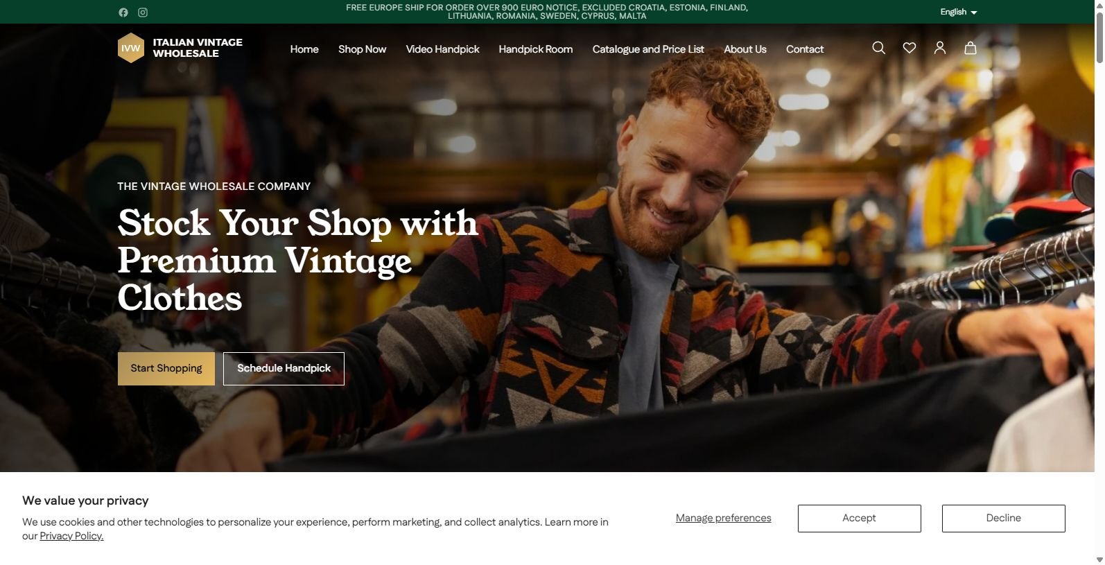 Discover Italian Vintage Wholesale: Your Vintage Clothing Distributor