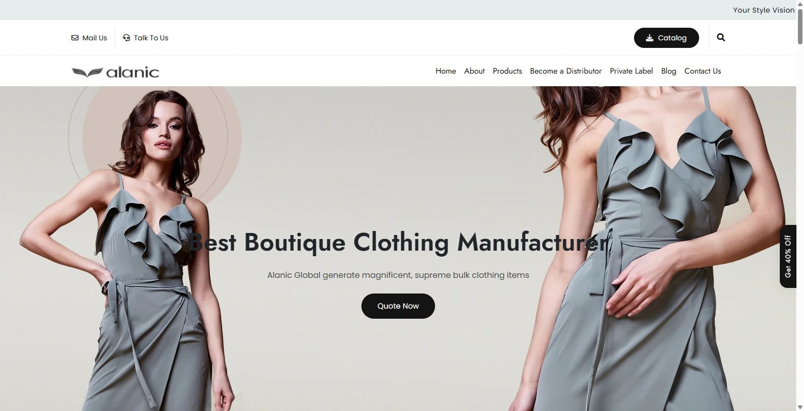 Alanic Global: Leading Wholesale Clothing Vendor