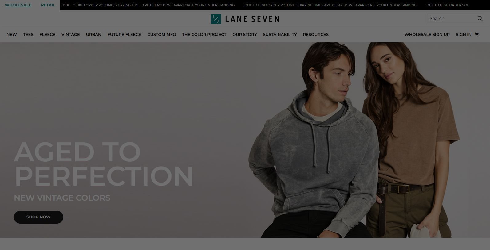Discover LANE SEVEN APPAREL: Leading Blanks Wholesale Clothing