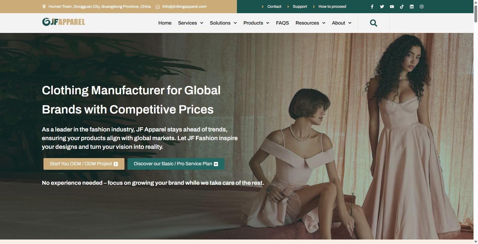 Jinfeng Apparel: Leading Clothing Manufacturer Jinfeng Apparel: Leading Clothing Manufacturer