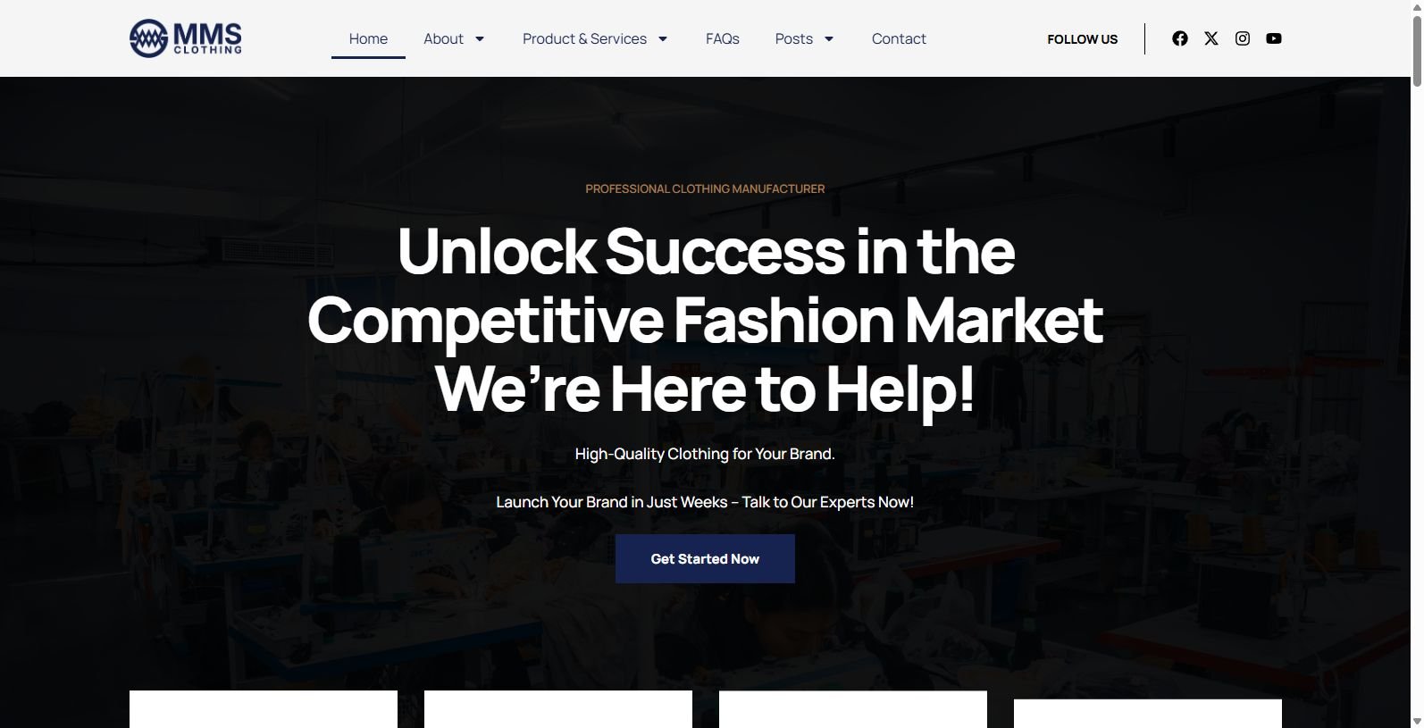 MMS Clothing: Premier Chinese Clothing Manufacturing Partner MMS Clothing: Premier Chinese Clothing Manufacturing Partner