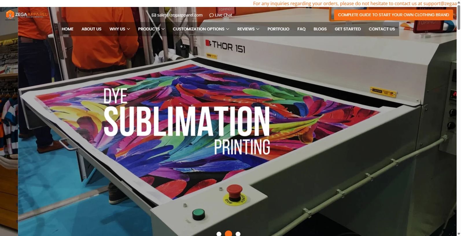 Zega Apparel: Leading Custom Clothing Manufacturers Zega Apparel: Leading Custom Clothing Manufacturers