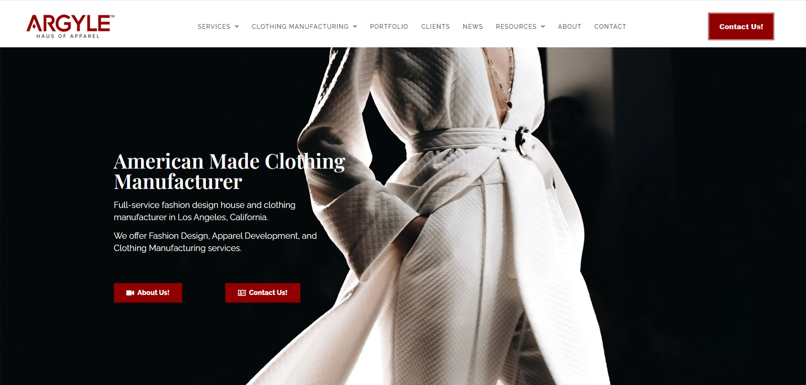 Argyle Haus: Premier Clothing Manufacturing Services Argyle Haus: Premier Clothing Manufacturing Services