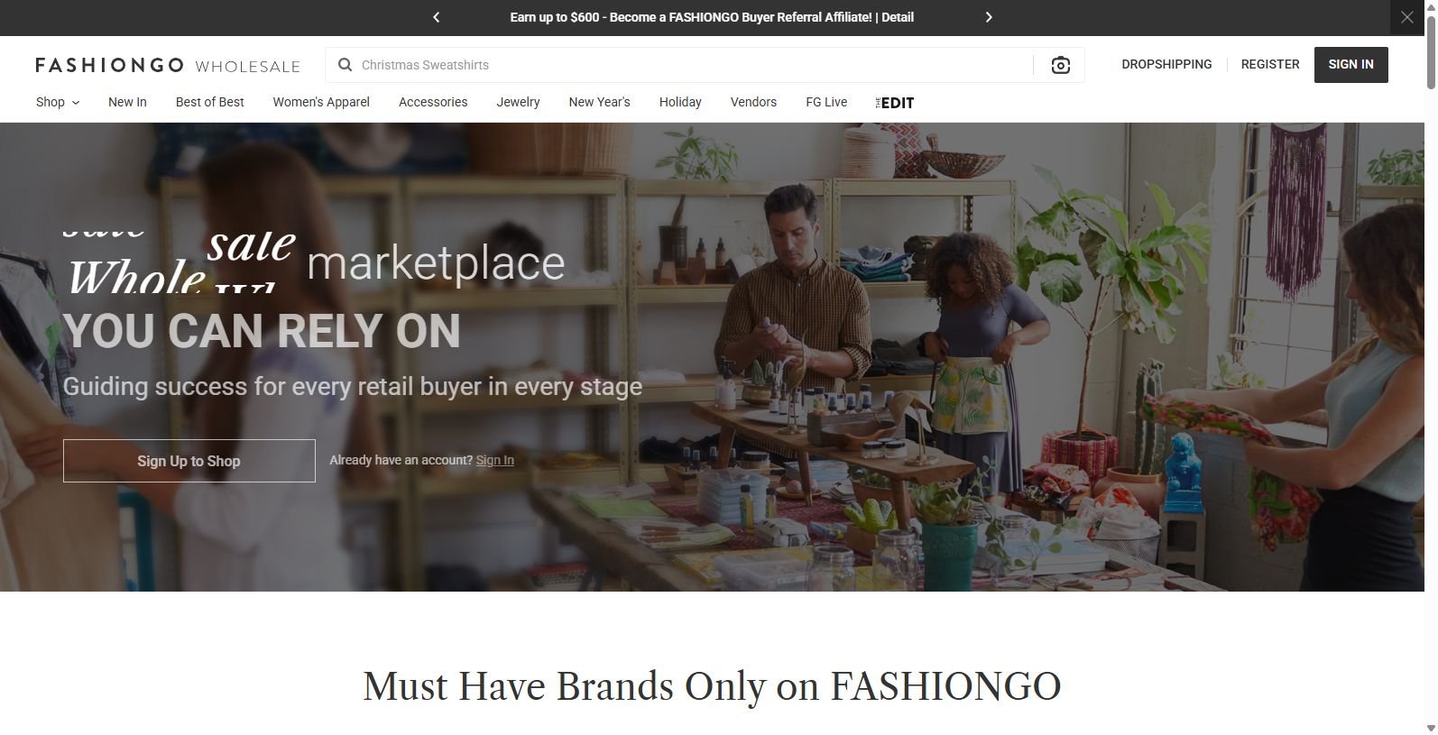 FASHIONGO: Your Trusted Wholesale Fashion Marketplace