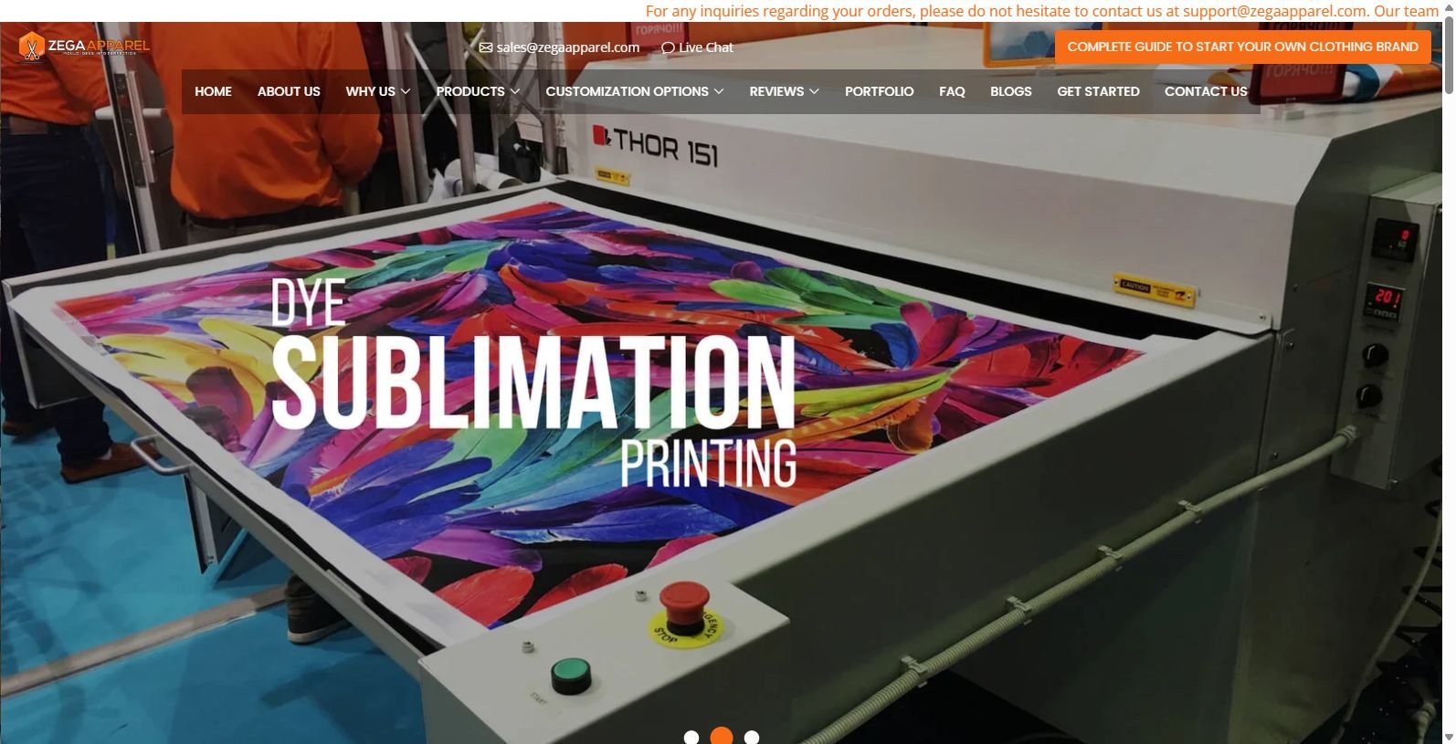 Zega Apparel: Premier Custom Apparel Supplier