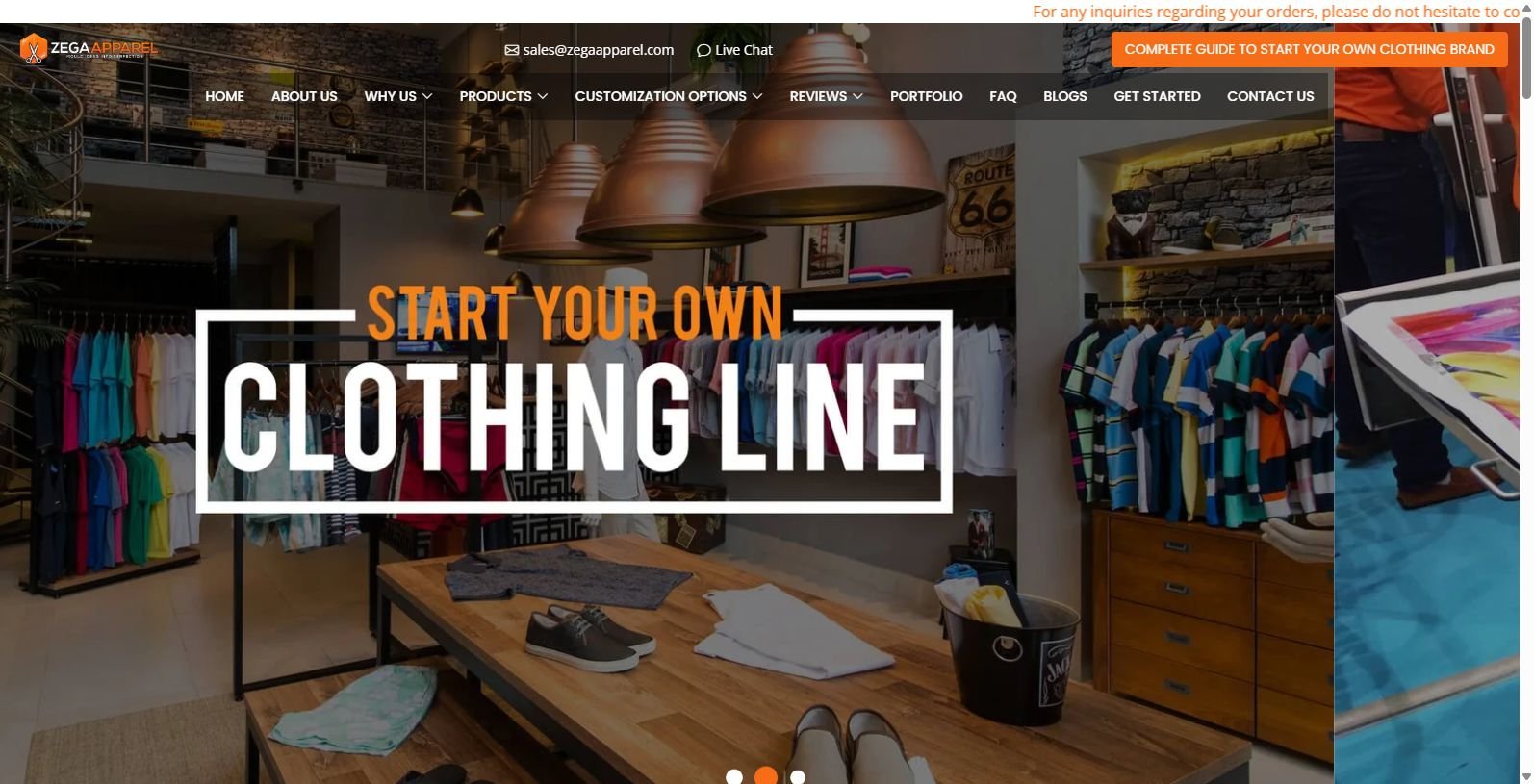 Zega Apparel: Your Go-To Custom Clothing Manufacturer