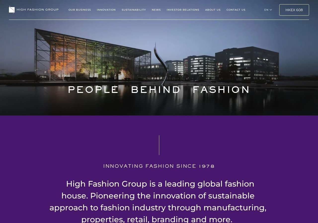 Renowned Chinese clothing manufacturers