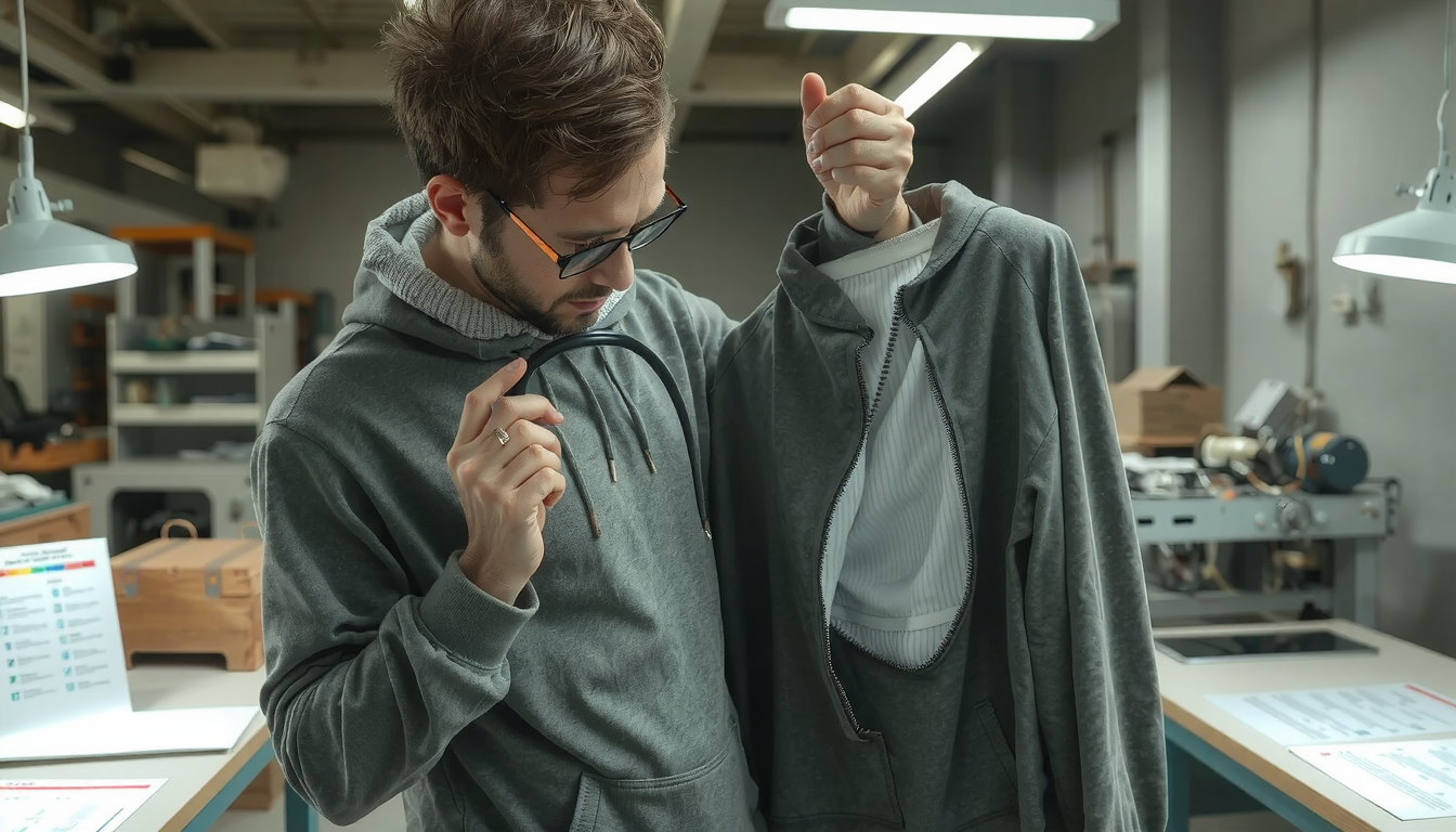 Quality cute hoodies displayed showing fabric details and construction for shopping guide