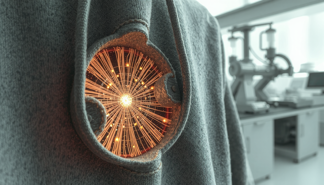 Person examining fabric care label on Essentials hoodie before washing process