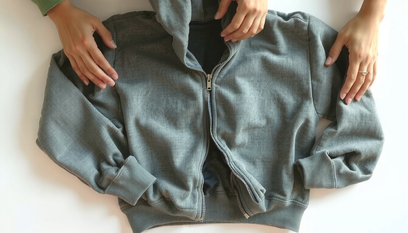 how to fold hoodies to save space 4