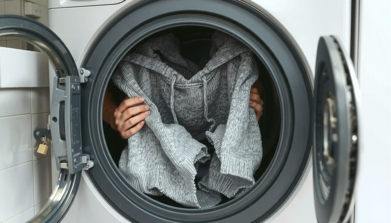 cleaning sweatshirts