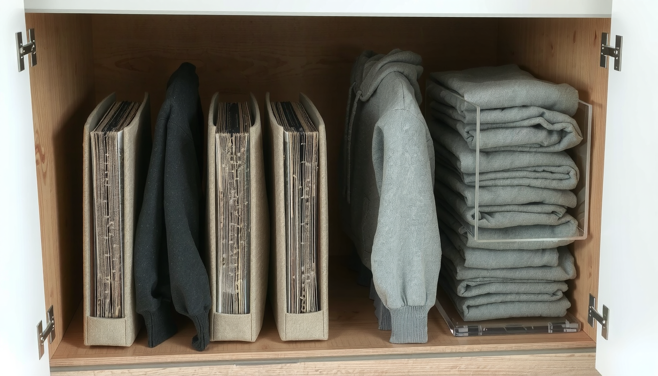 how to store hoodies to save space 4