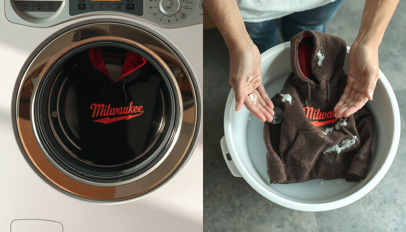 washing Milwaukee hoodie