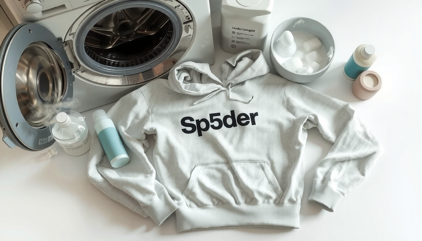 how to wash spider hoodie