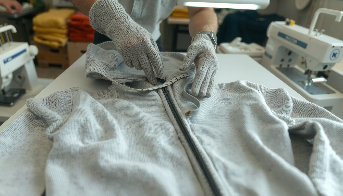 Seam analysis showing neckline where to cut a hood off a hoodie, collar detail