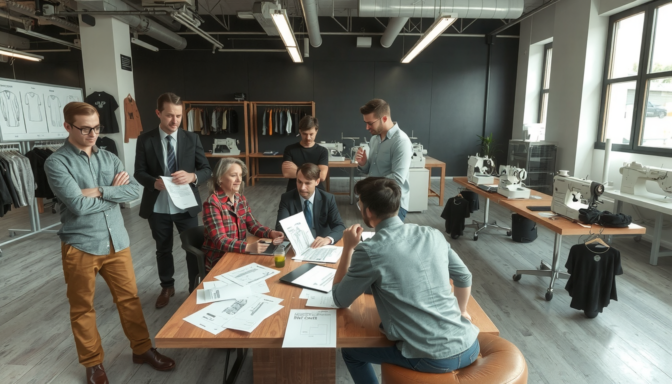 Streetwear manufacturing decision flowchart showing CMT and FPP production model options for brands.