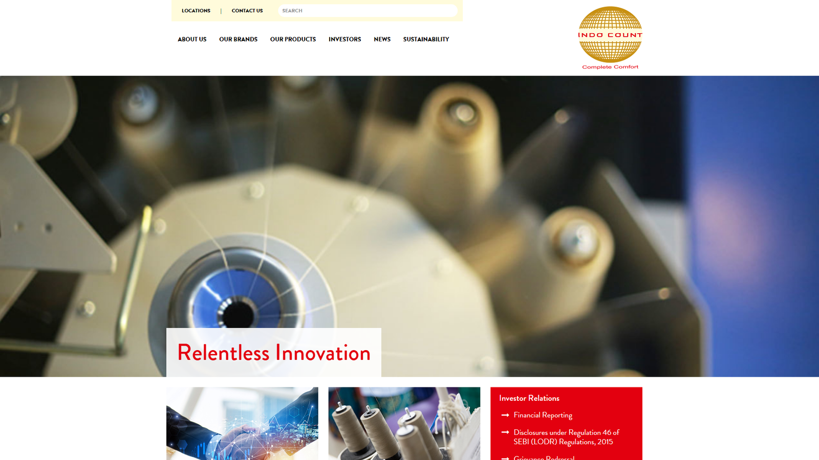 Indo Count Industries Ltd. ready-made garments India