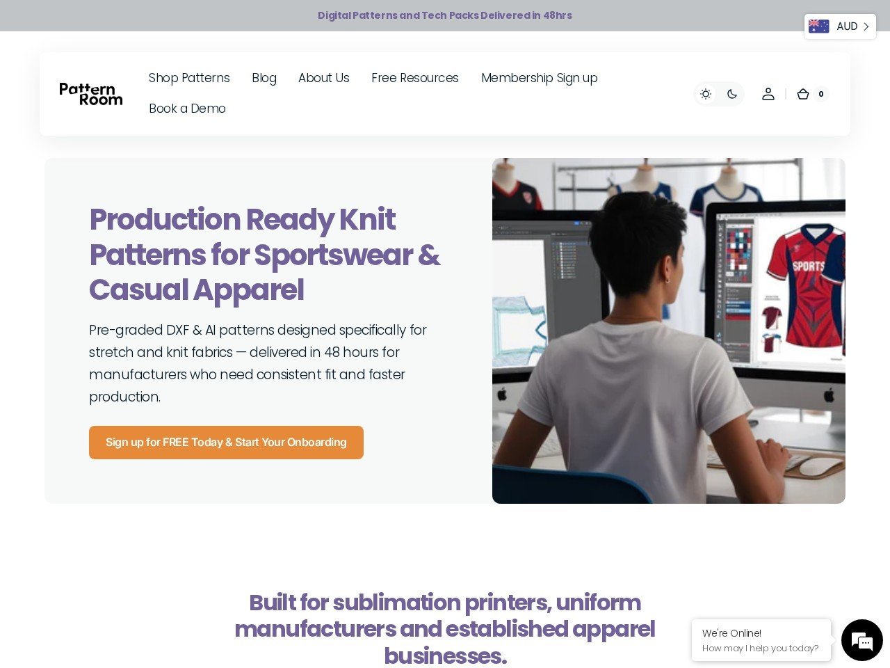 Pattern Room quality clothing producers