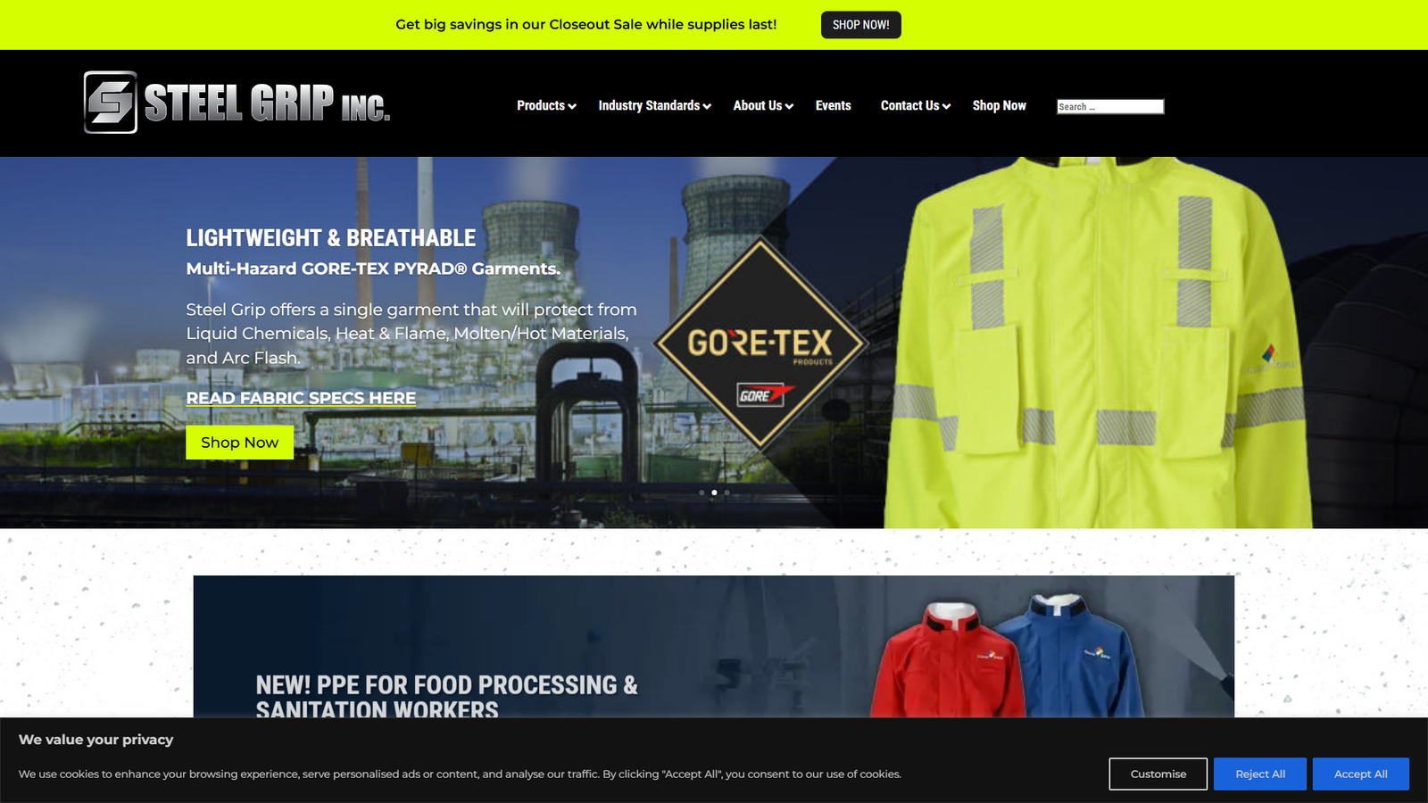 Steel Grip Industrial safety wear Steel Grip Industrial safety wear