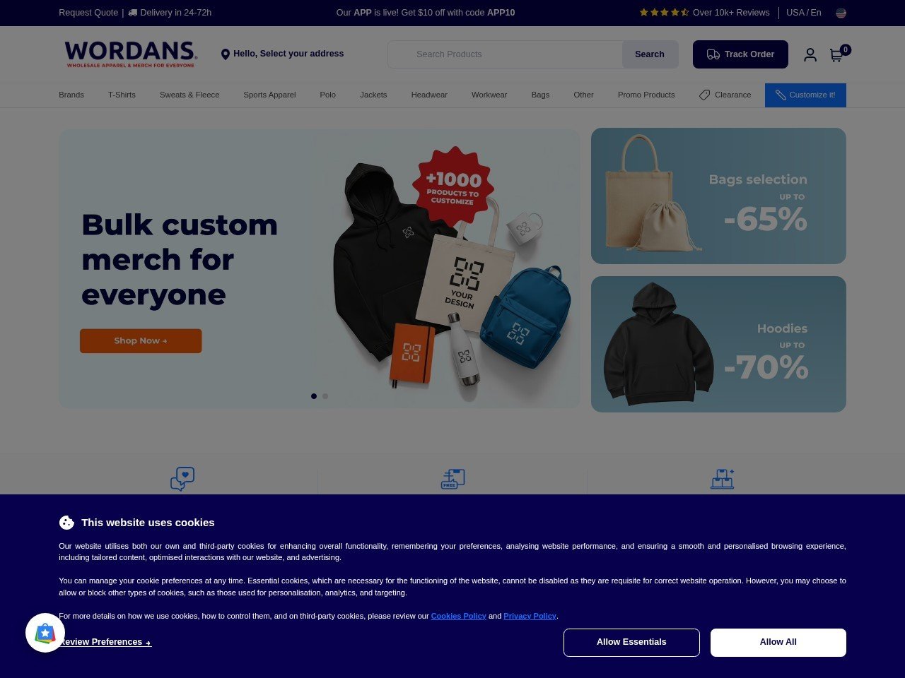 Wordans wholesale fashion vendors