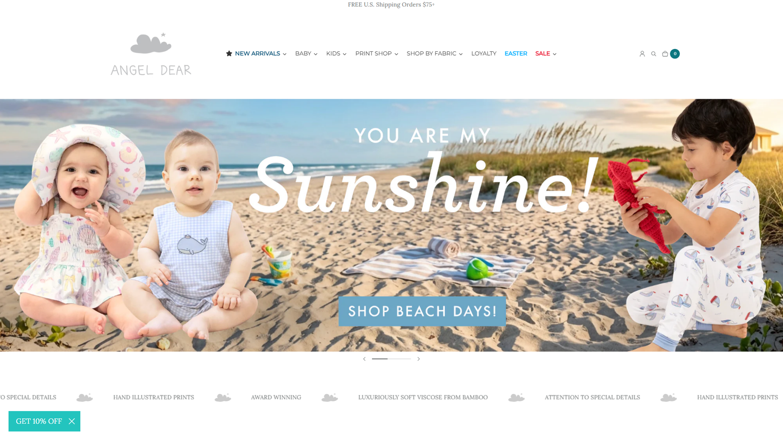 Angel Dear infant apparel vendor