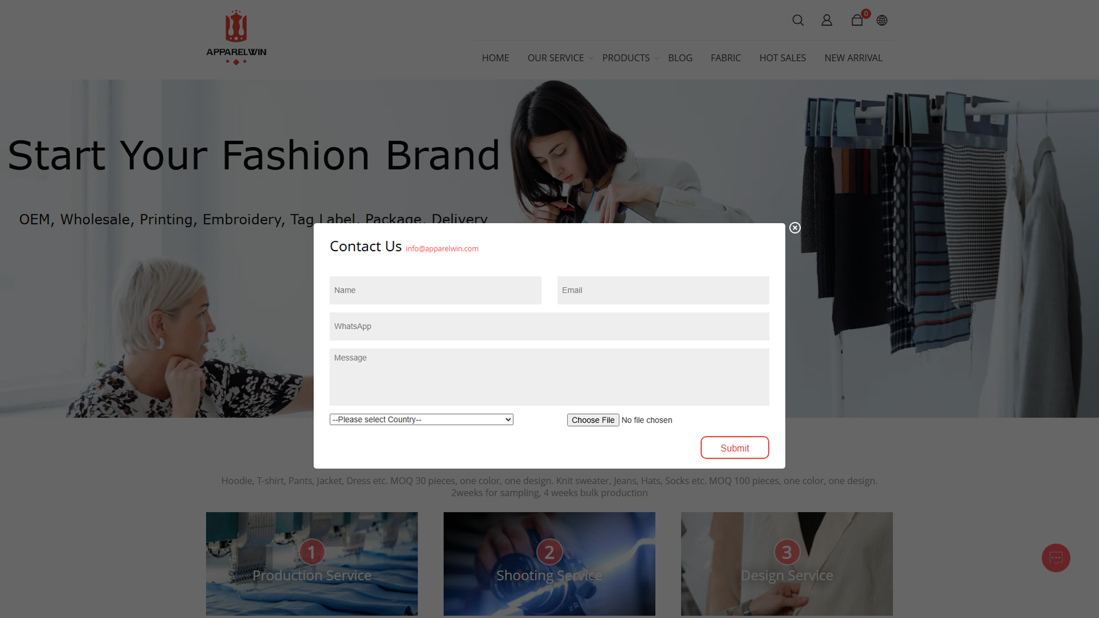 ApparelWin top apparel producer