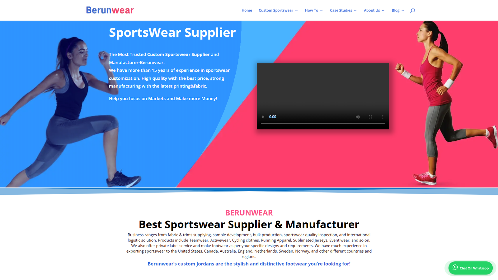 Berunwear bulk athletic apparel