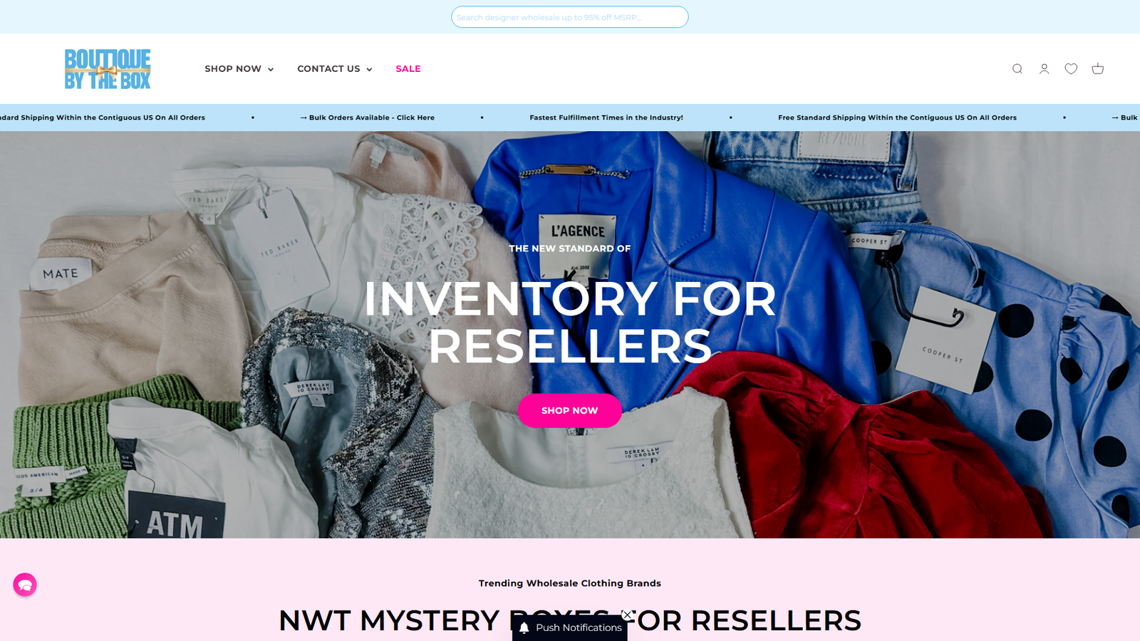 Boutique by the Box wholesale clothing purchasing