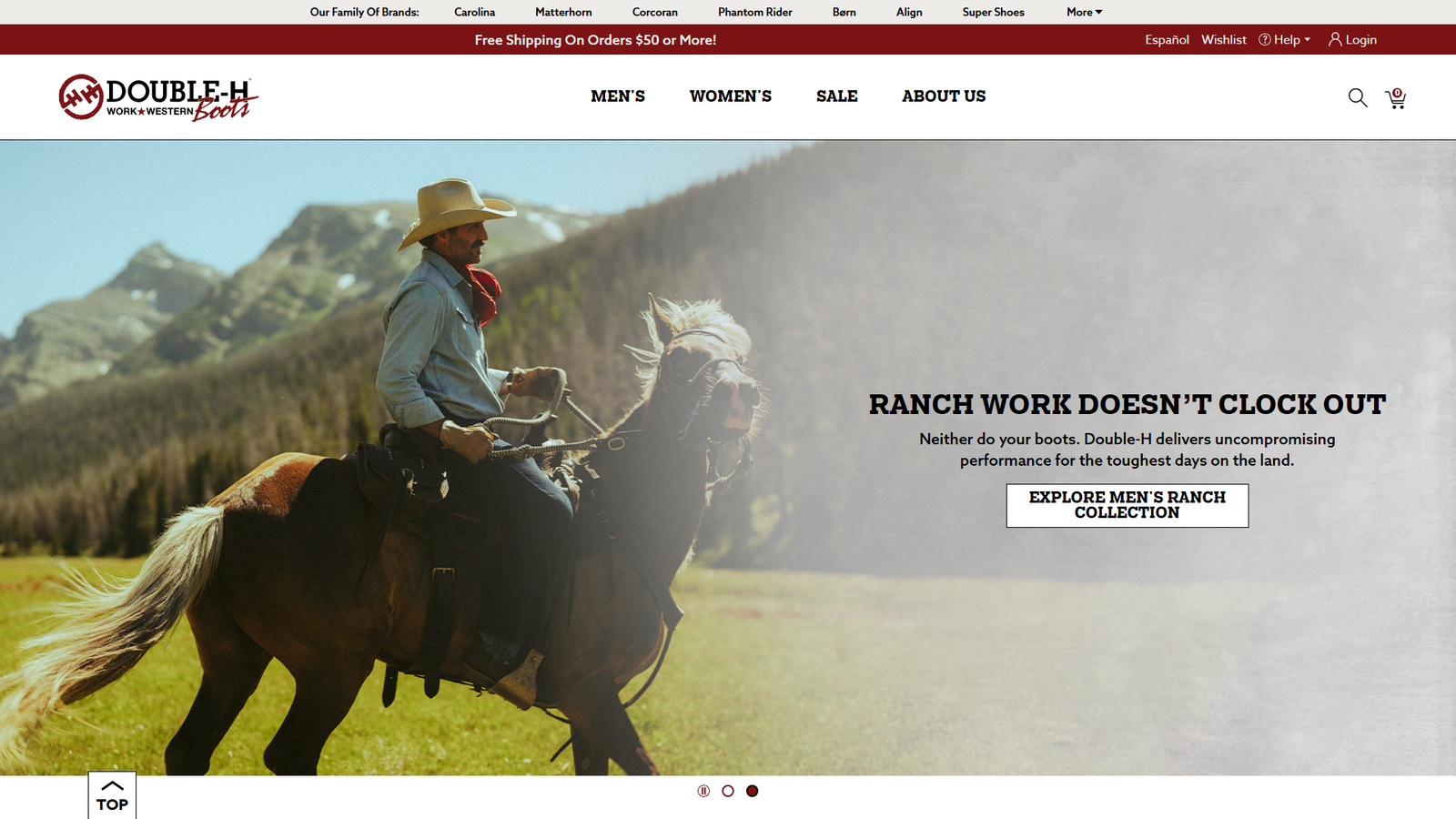 Double-H Boots western apparel bulk Double-H Boots western apparel bulk