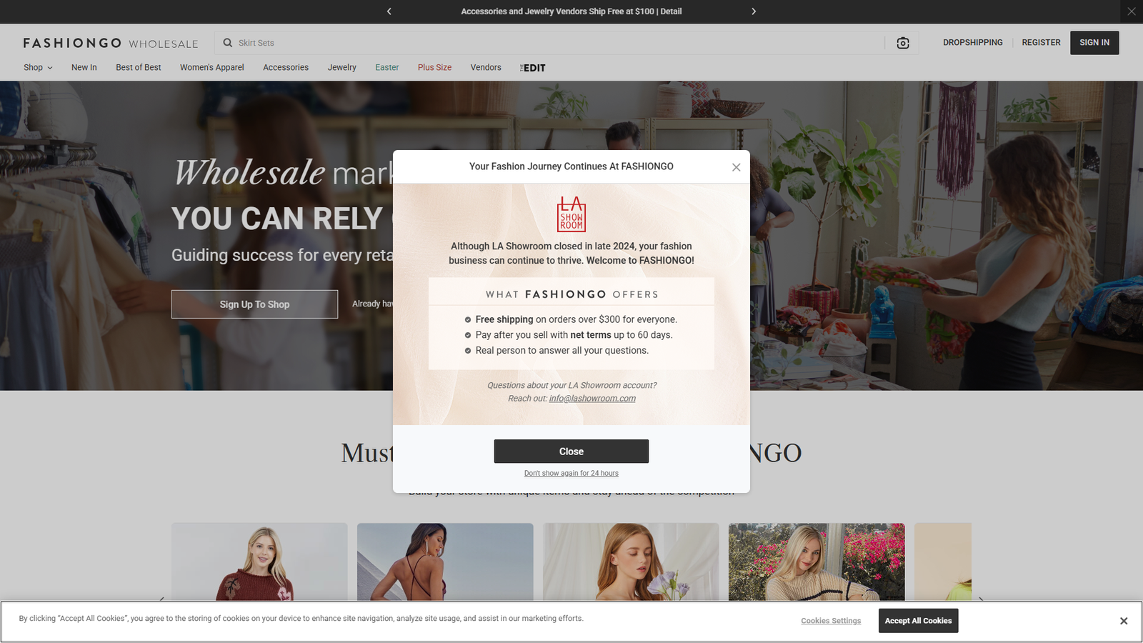 FASHIONGO wholesale clothing suppliers