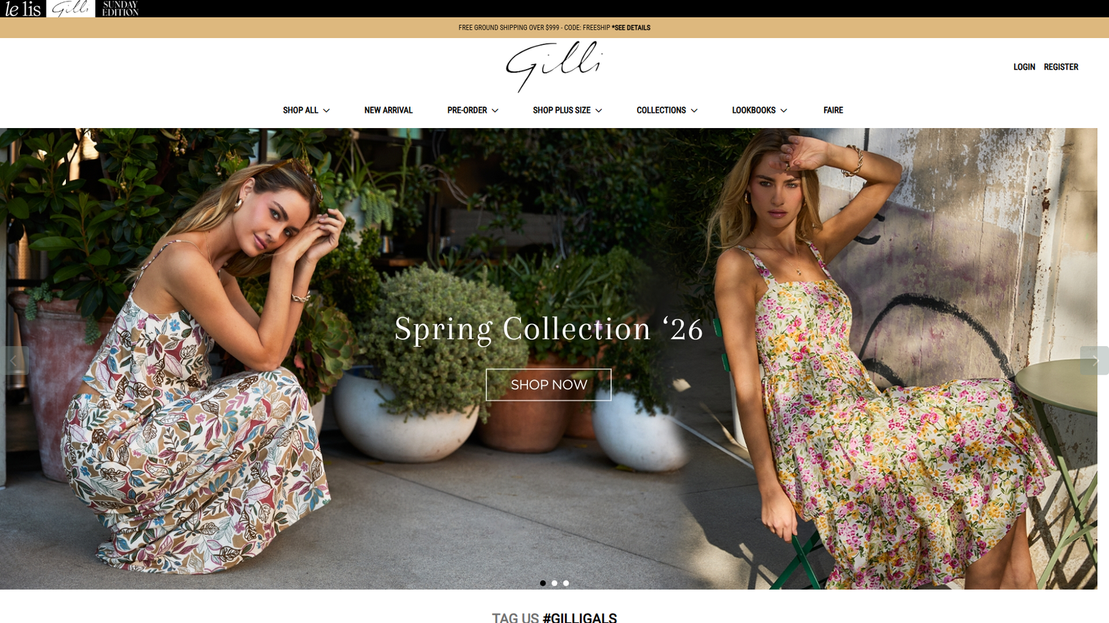 Gilli Clothing western apparel bulk