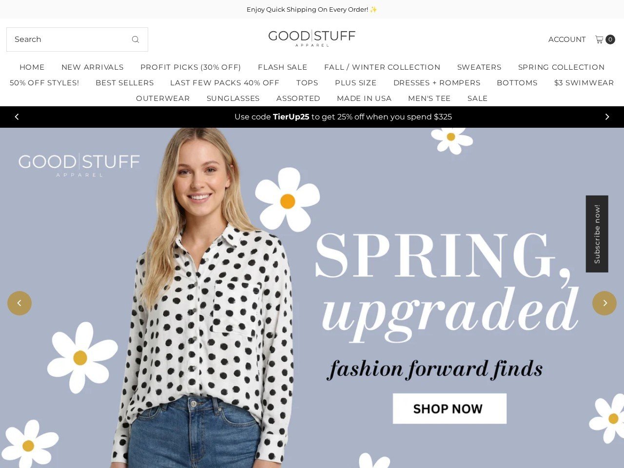 Good Stuff Apparel affordable bulk apparel