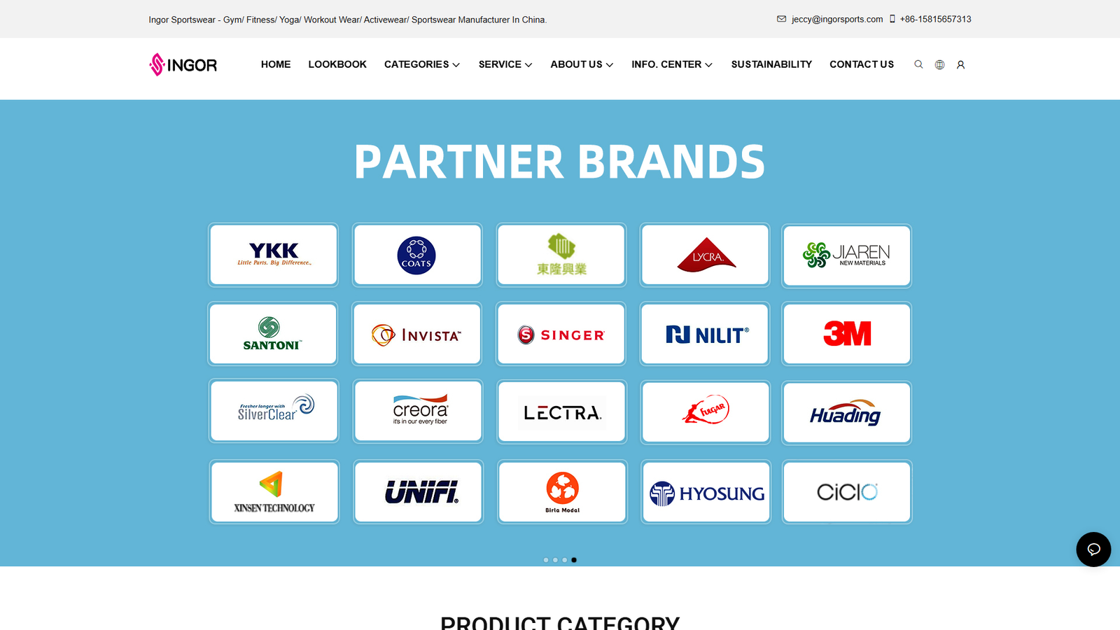 Guangzhou INGOR Sportswear Co. Guangzhou INGOR Sportswear Co.