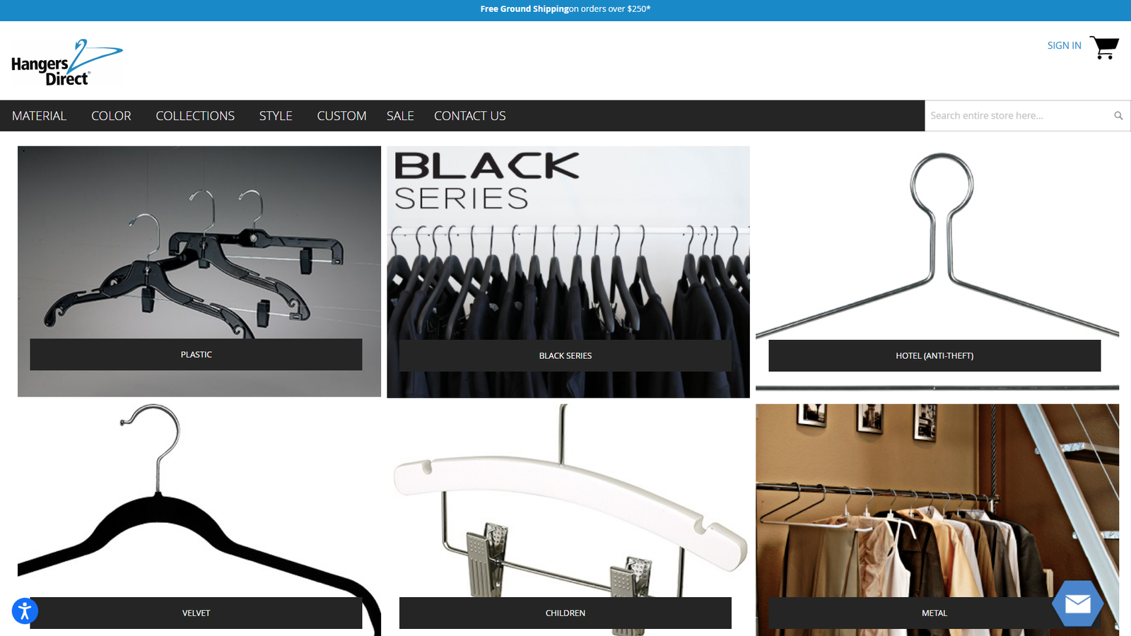 Hangers Direct bulk clothing hangers