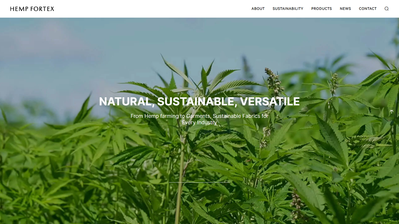 Hemp Fortex hemp apparel bulk