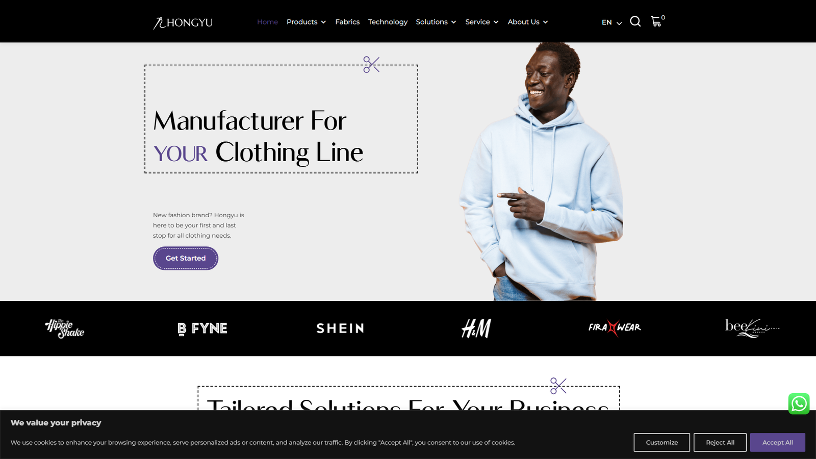 Hongyu Apparel apparel manufacturing company
