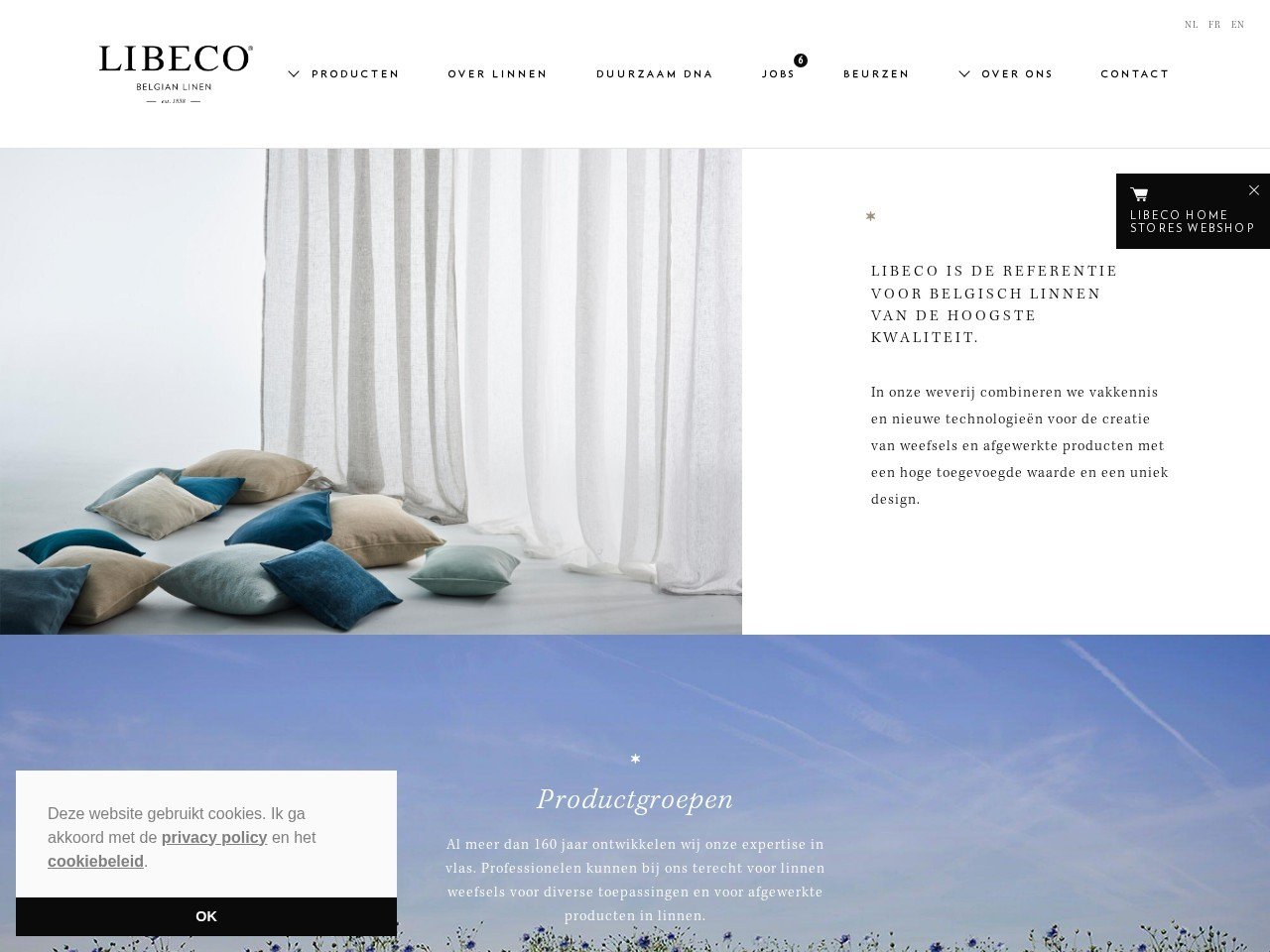 Libeco table linen manufacturer