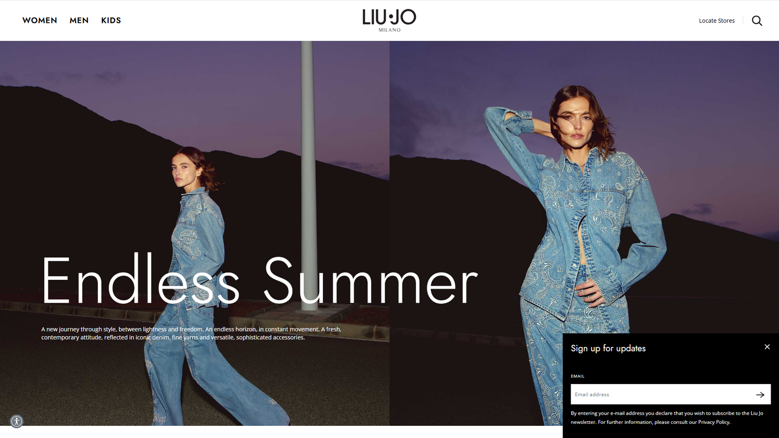 Liu Jo Italian fashion distributors