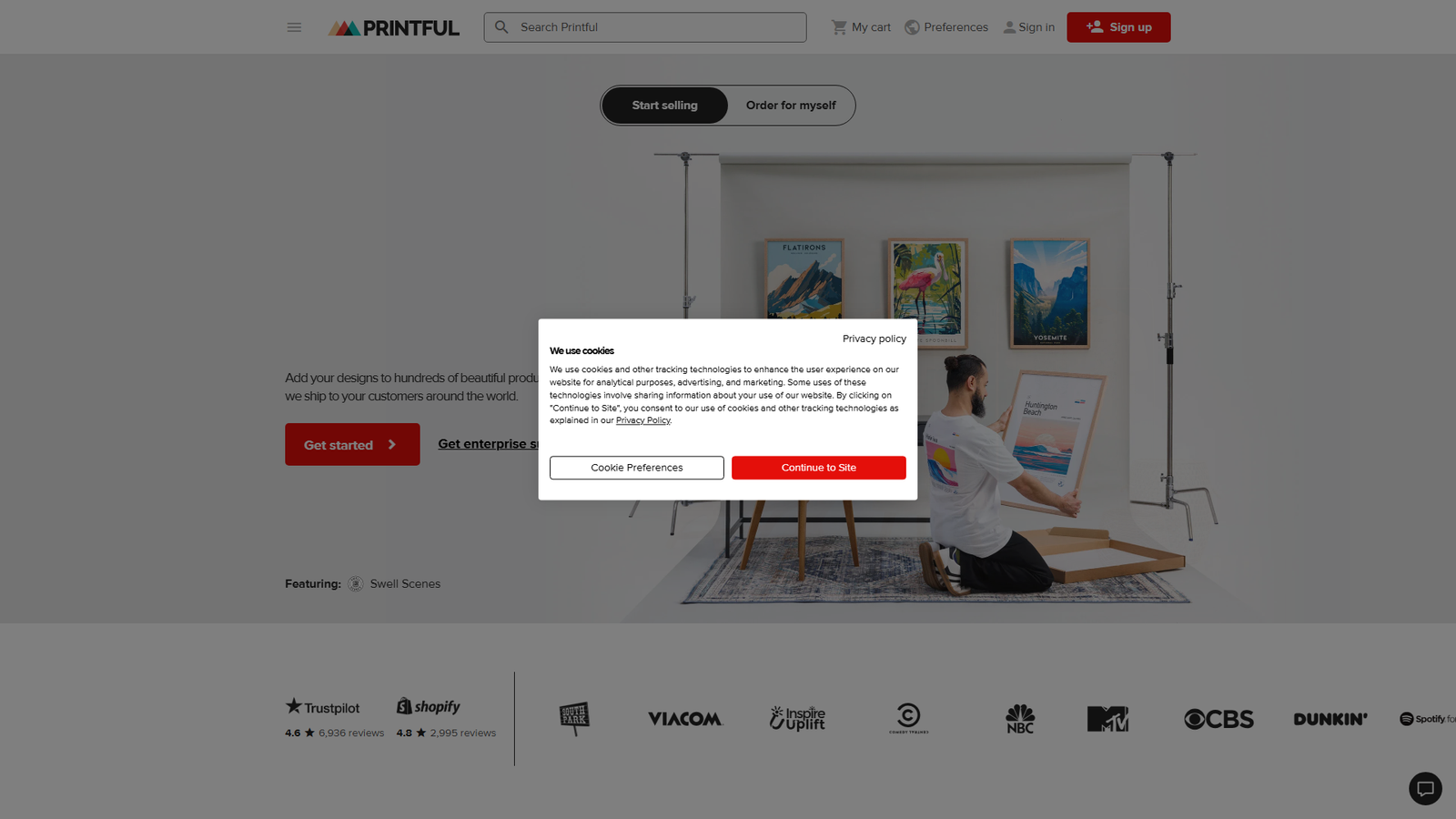 Printful clothing suppliers