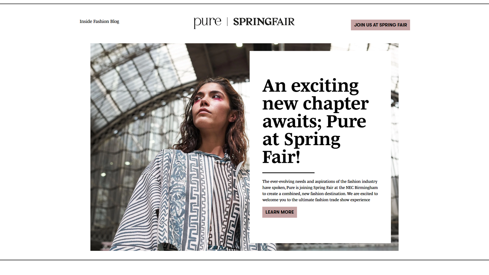 Pure London apparel expos