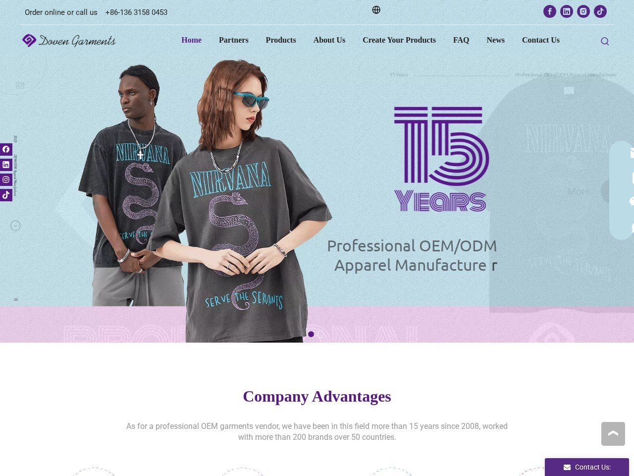 Shenzhen Doven Garments Co.