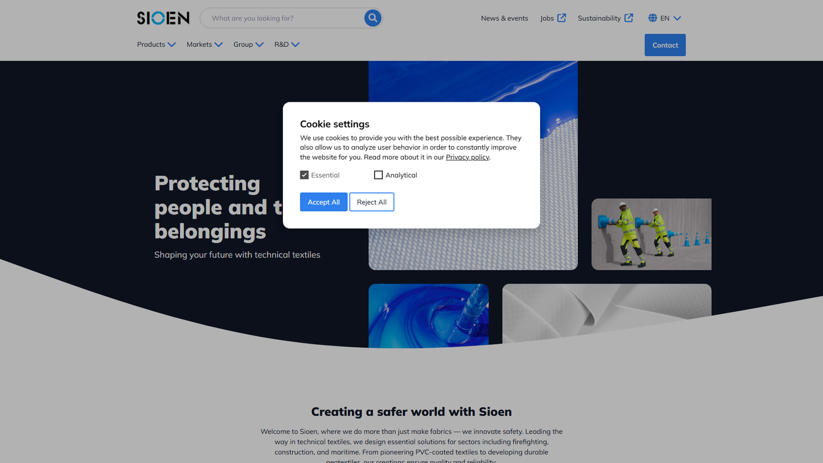 Sioen Industries intelligent apparel manufacturing Sioen Industries intelligent apparel manufacturing