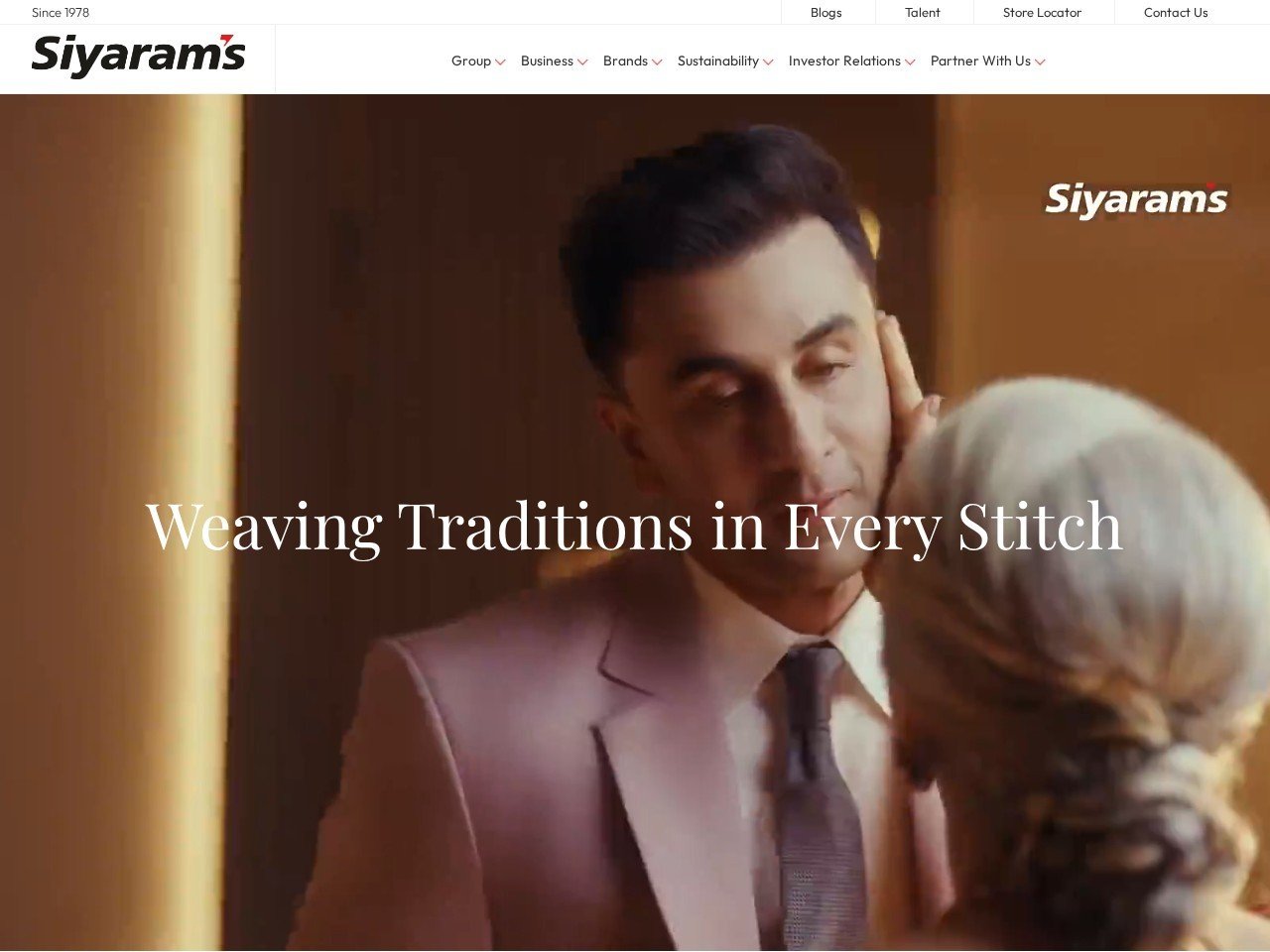 Siyaram's garment manufacturers India