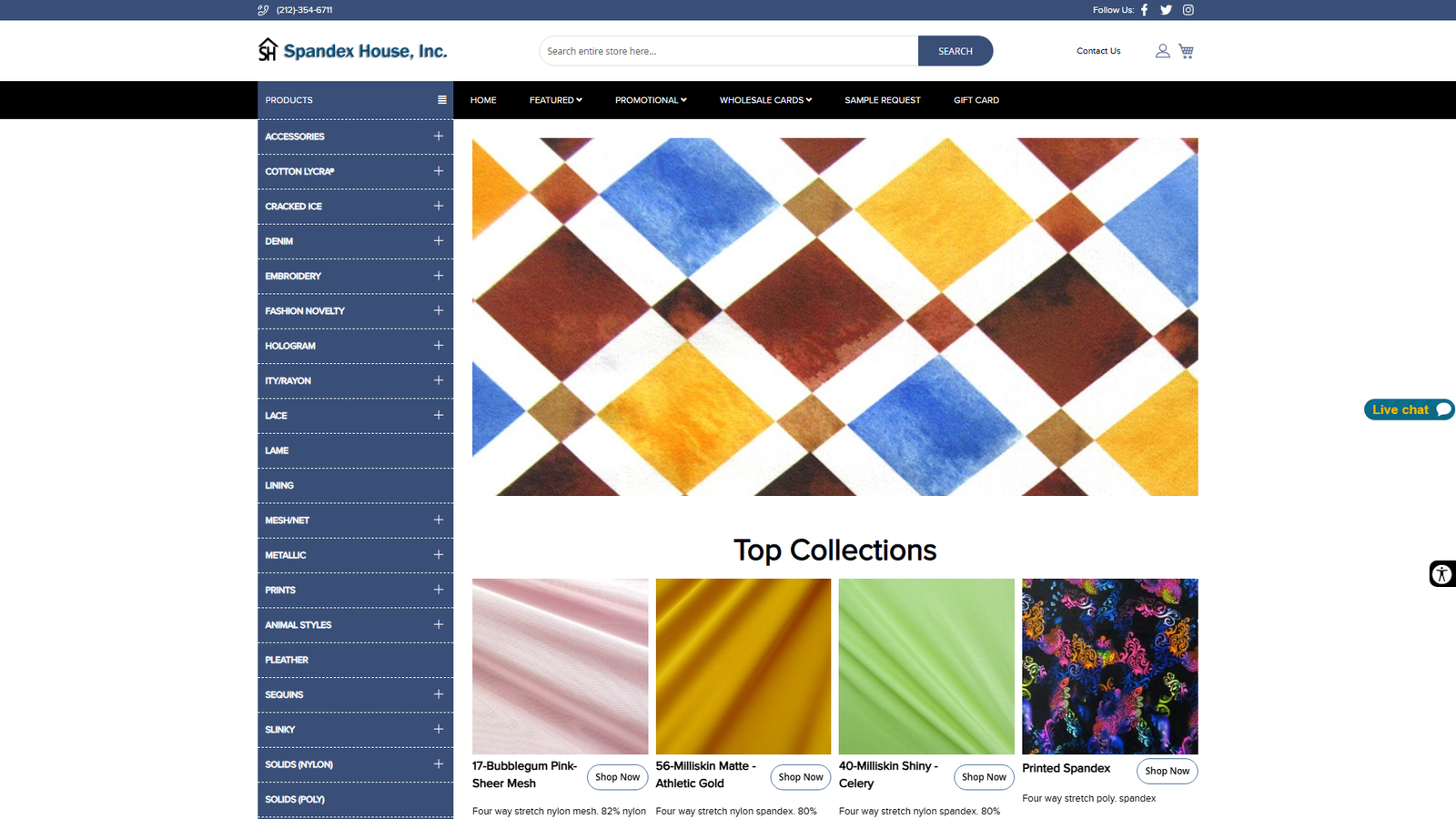 Spandex House Inc. apparel distributors NYC