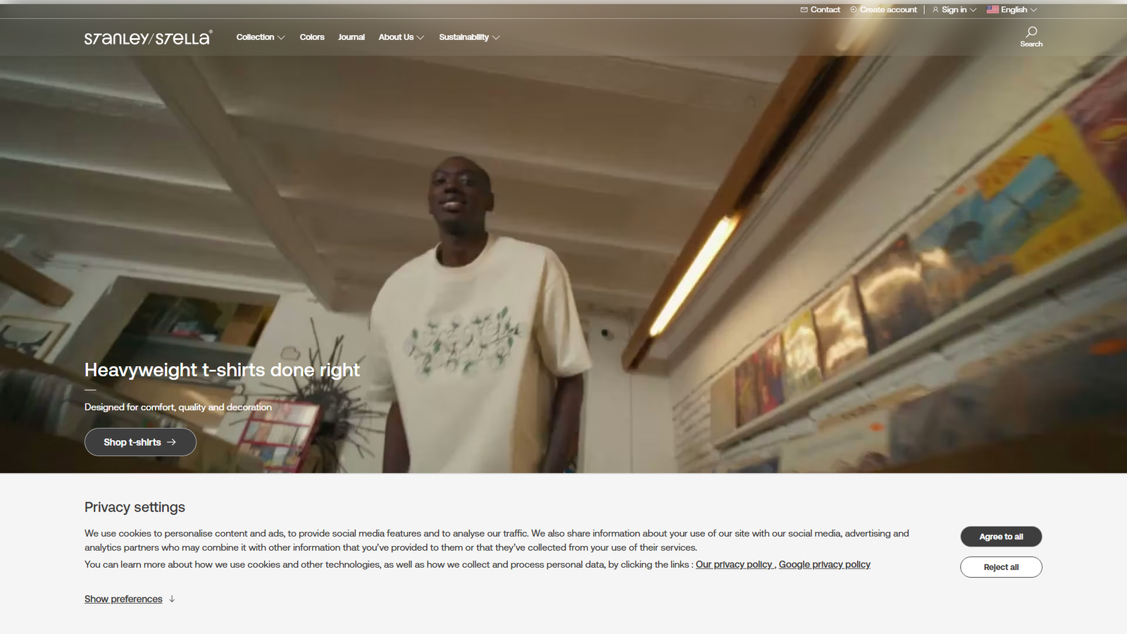 Stanley/Stella eco-friendly apparel producers