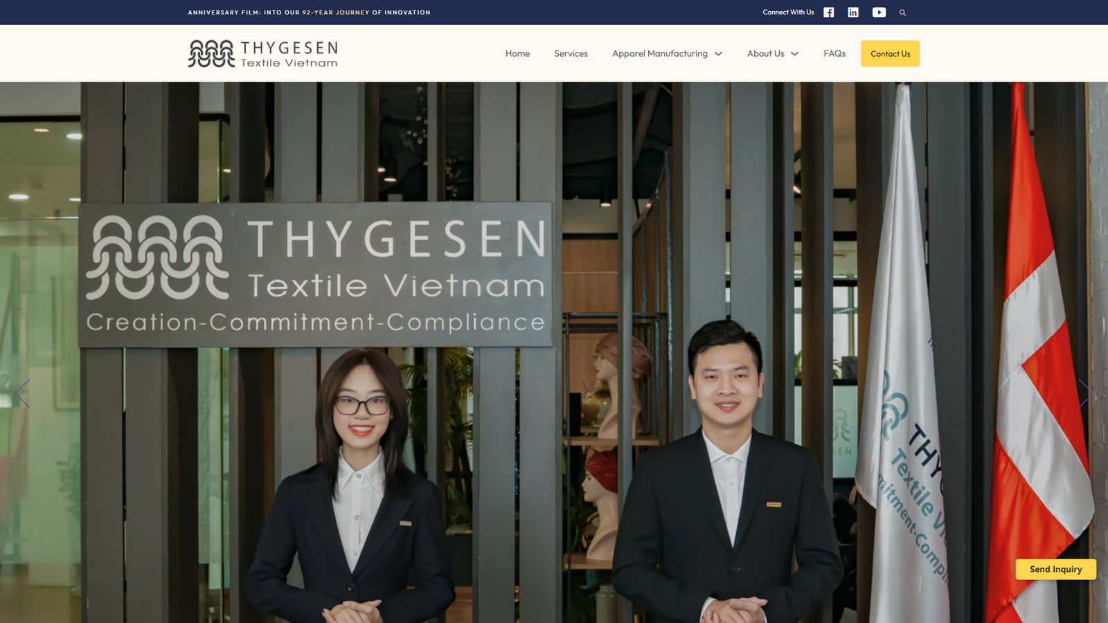 Thygesen Textile Vietnam athletic apparel vendors Thygesen Textile Vietnam athletic apparel vendors
